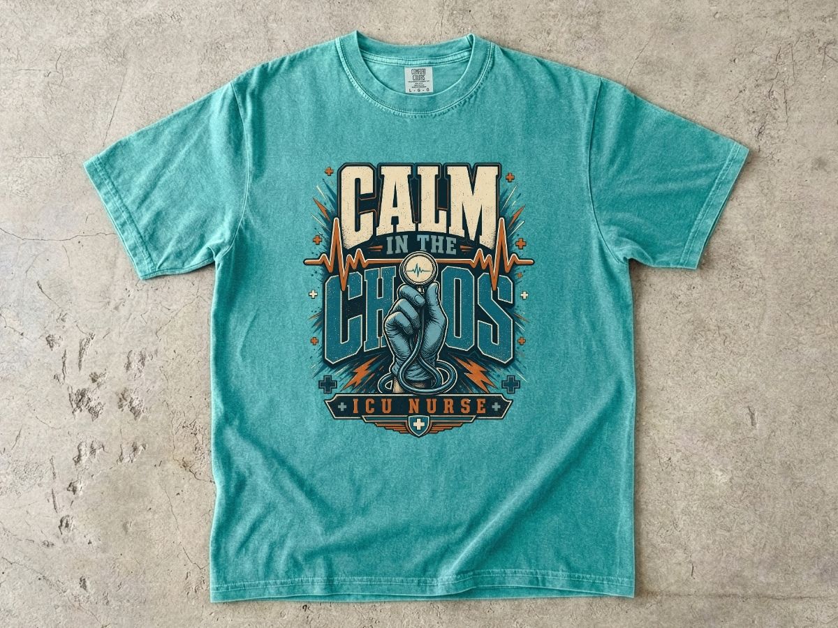 Calm in the Chaos ICU Nurse T-Shirt