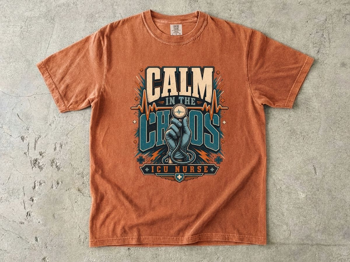 Calm in the Chaos ICU Nurse T-Shirt
