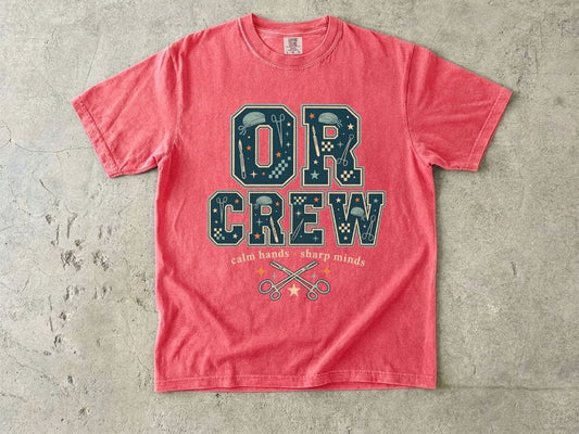 OR Crew T-Shirt — Surgical Team & OR Tech Scrubs Crew Tee