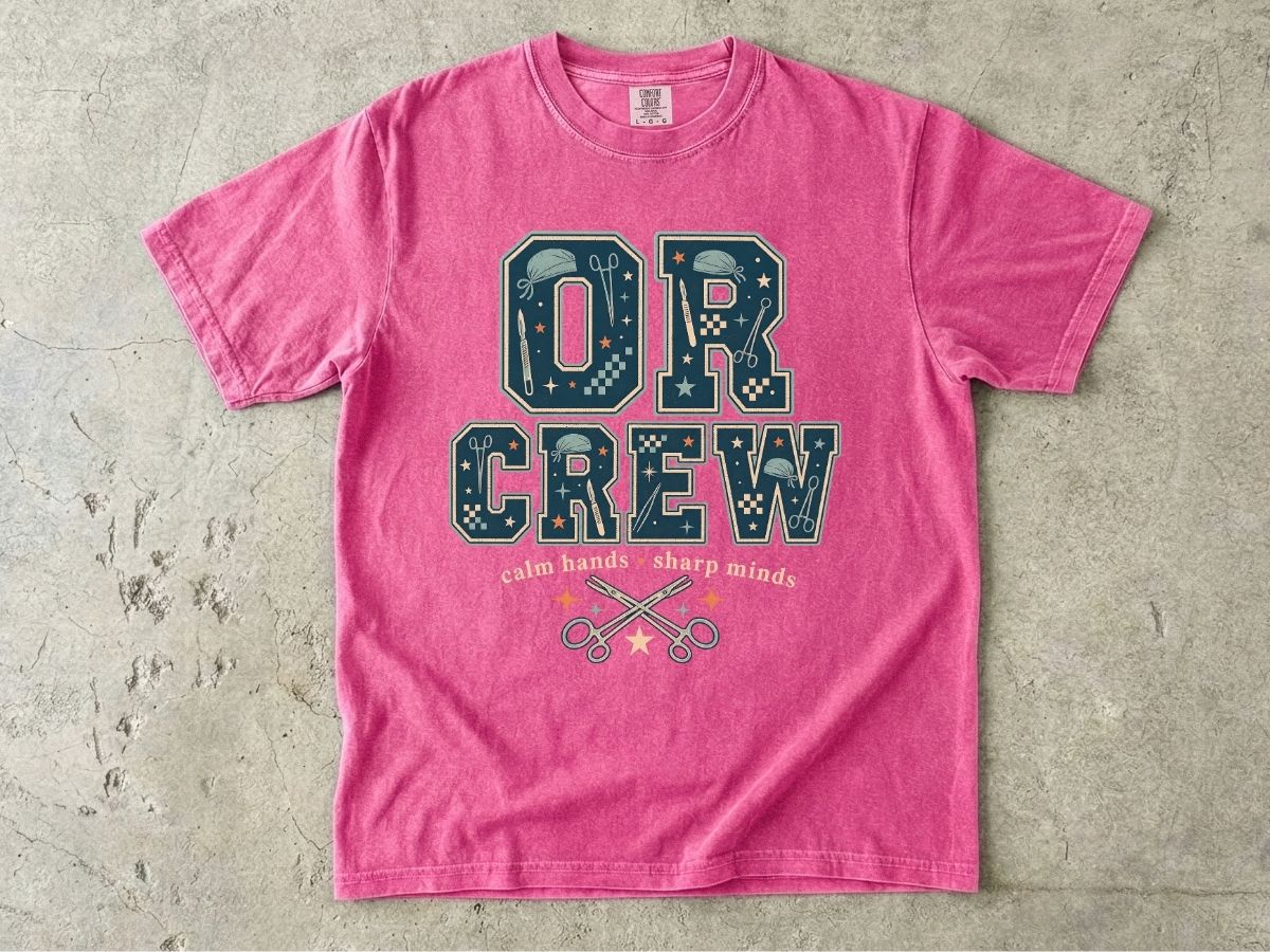 OR Crew T-Shirt — Surgical Team & OR Tech Scrubs Crew Tee