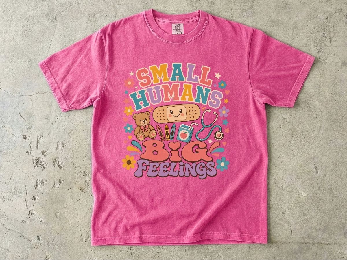 Small Humans Big Feelings Shirt | Peds Nurse Gift Tee