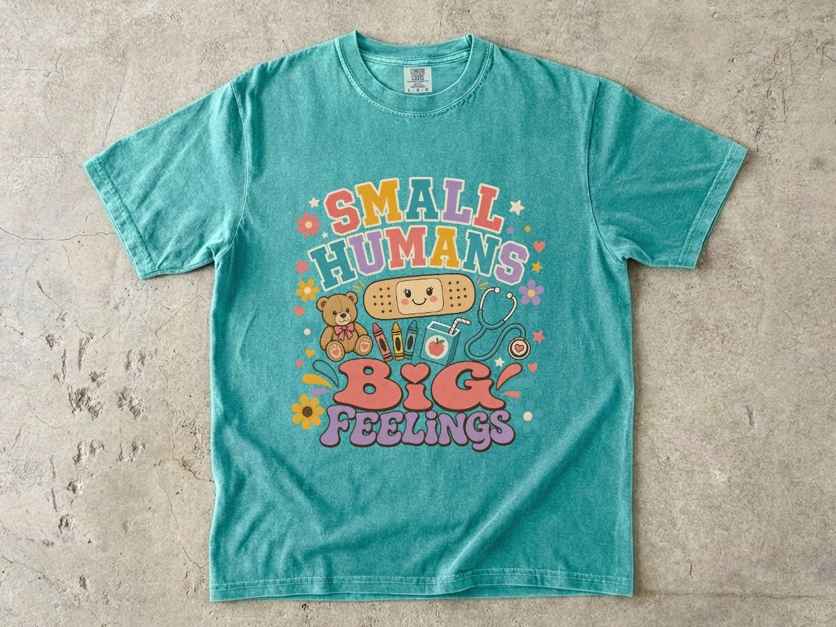 Small Humans Big Feelings Shirt | Peds Nurse Gift Tee