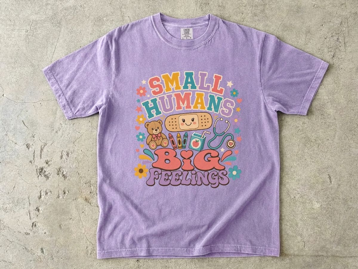 Small Humans Big Feelings Shirt | Peds Nurse Gift Tee