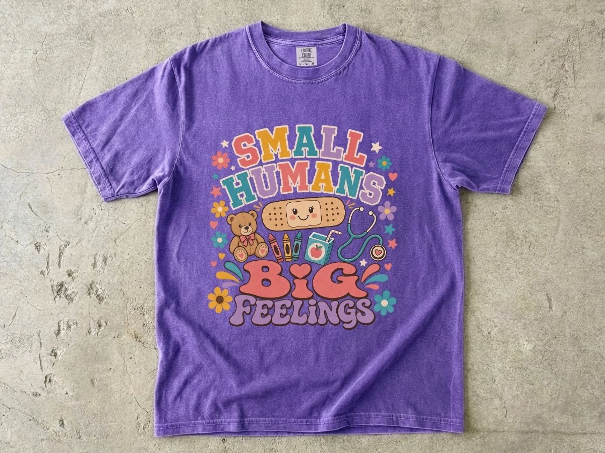 Small Humans Big Feelings Shirt | Peds Nurse Gift Tee