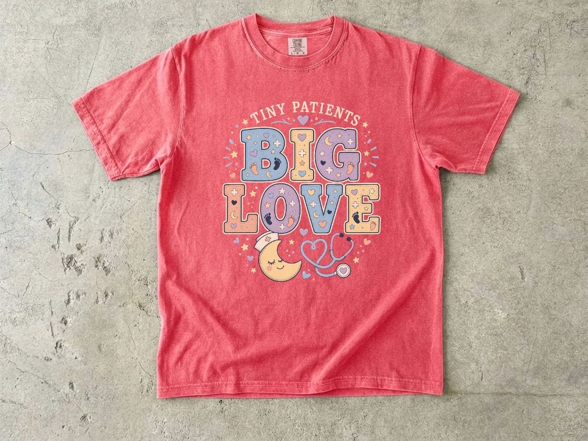 Tiny Patients Big Love Shirt | NICU Nurse Gift Tee