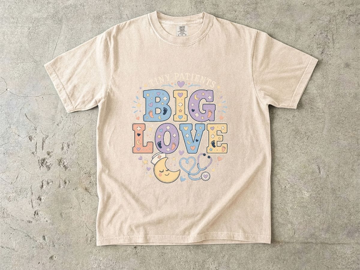 Tiny Patients Big Love Shirt | NICU Nurse Gift Tee