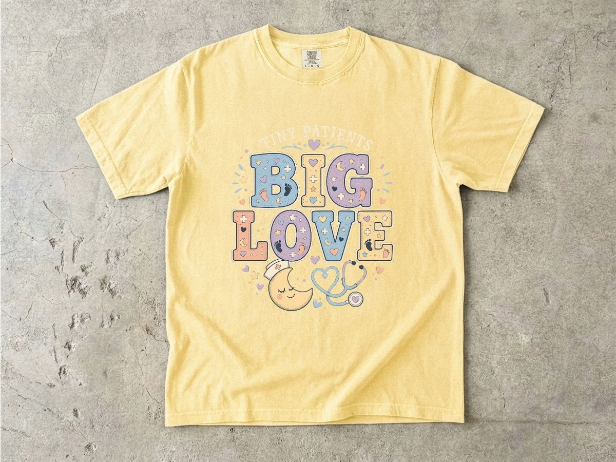 Tiny Patients Big Love Shirt | NICU Nurse Gift Tee