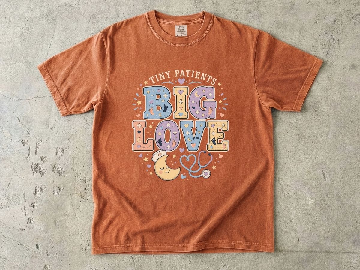 Tiny Patients Big Love Shirt | NICU Nurse Gift Tee