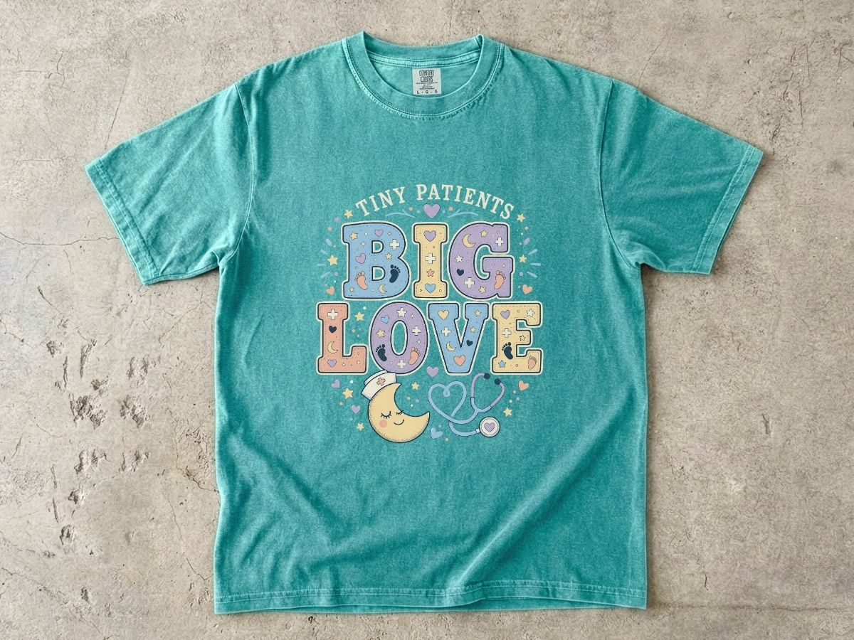 Tiny Patients Big Love Shirt | NICU Nurse Gift Tee