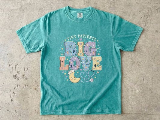 Tiny Patients Big Love Shirt | NICU Nurse Gift Tee