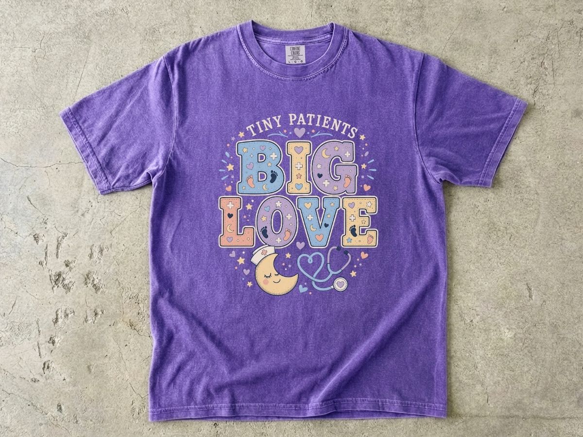 Tiny Patients Big Love Shirt | NICU Nurse Gift Tee