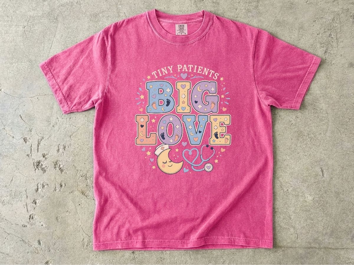 Tiny Patients Big Love Shirt | NICU Nurse Gift Tee
