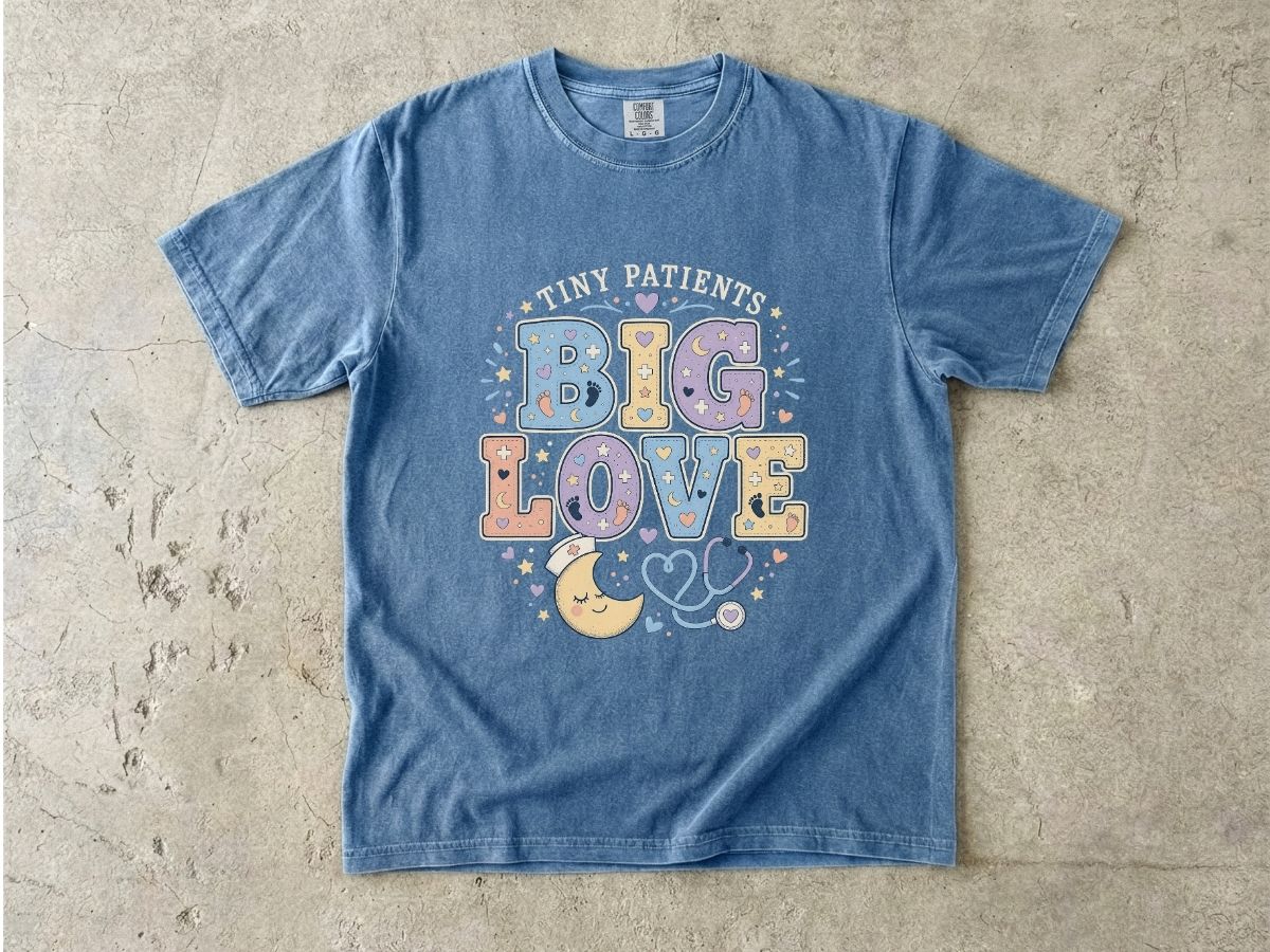 Tiny Patients Big Love Shirt | NICU Nurse Gift Tee