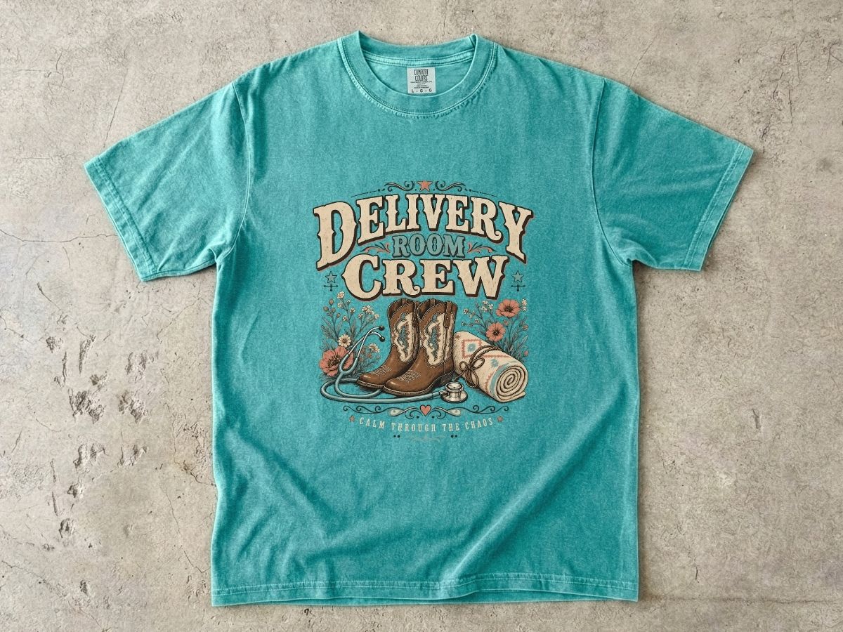 Delivery Room Crew Shirt | Western L&D Nurse Gift Tee