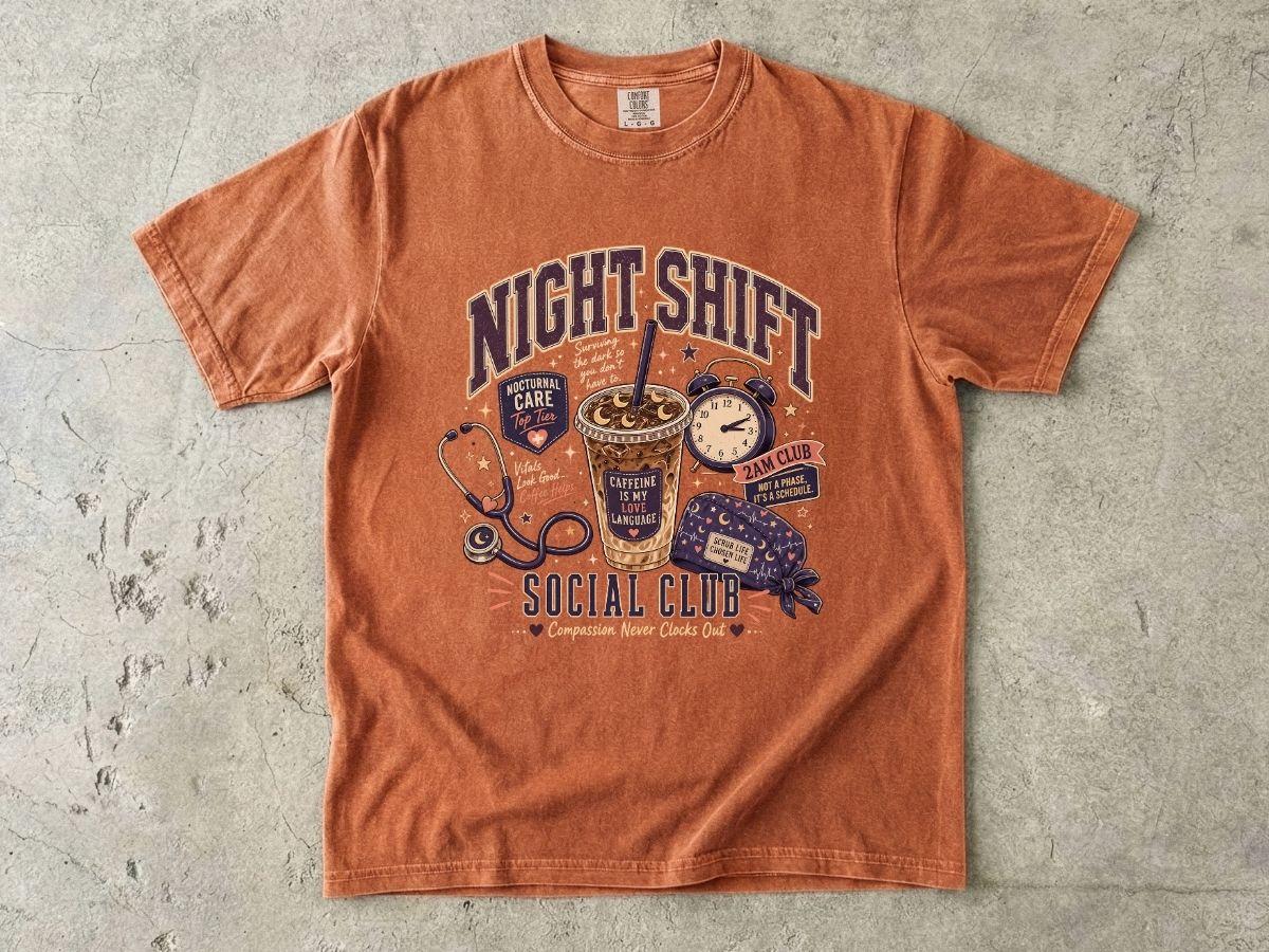 Night Shift Social Club Shirt | Nurse Night Shift Gift
