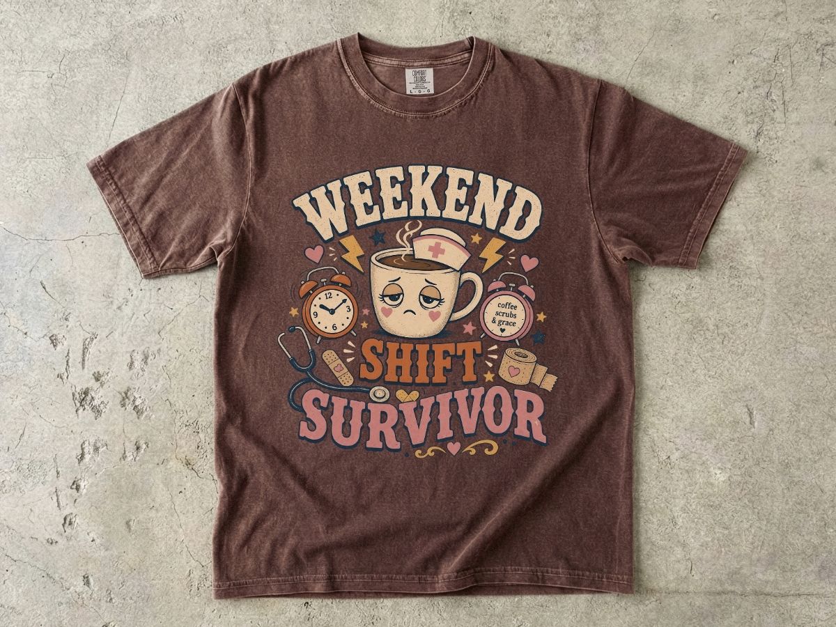 Weekend Shift Survivor Shirt | Funny Nurse Gift Tee