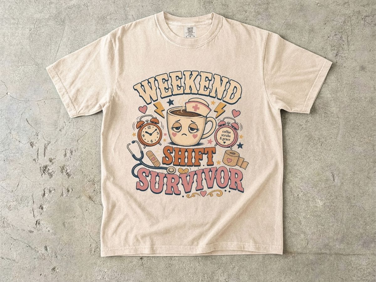 Weekend Shift Survivor Shirt | Funny Nurse Gift Tee