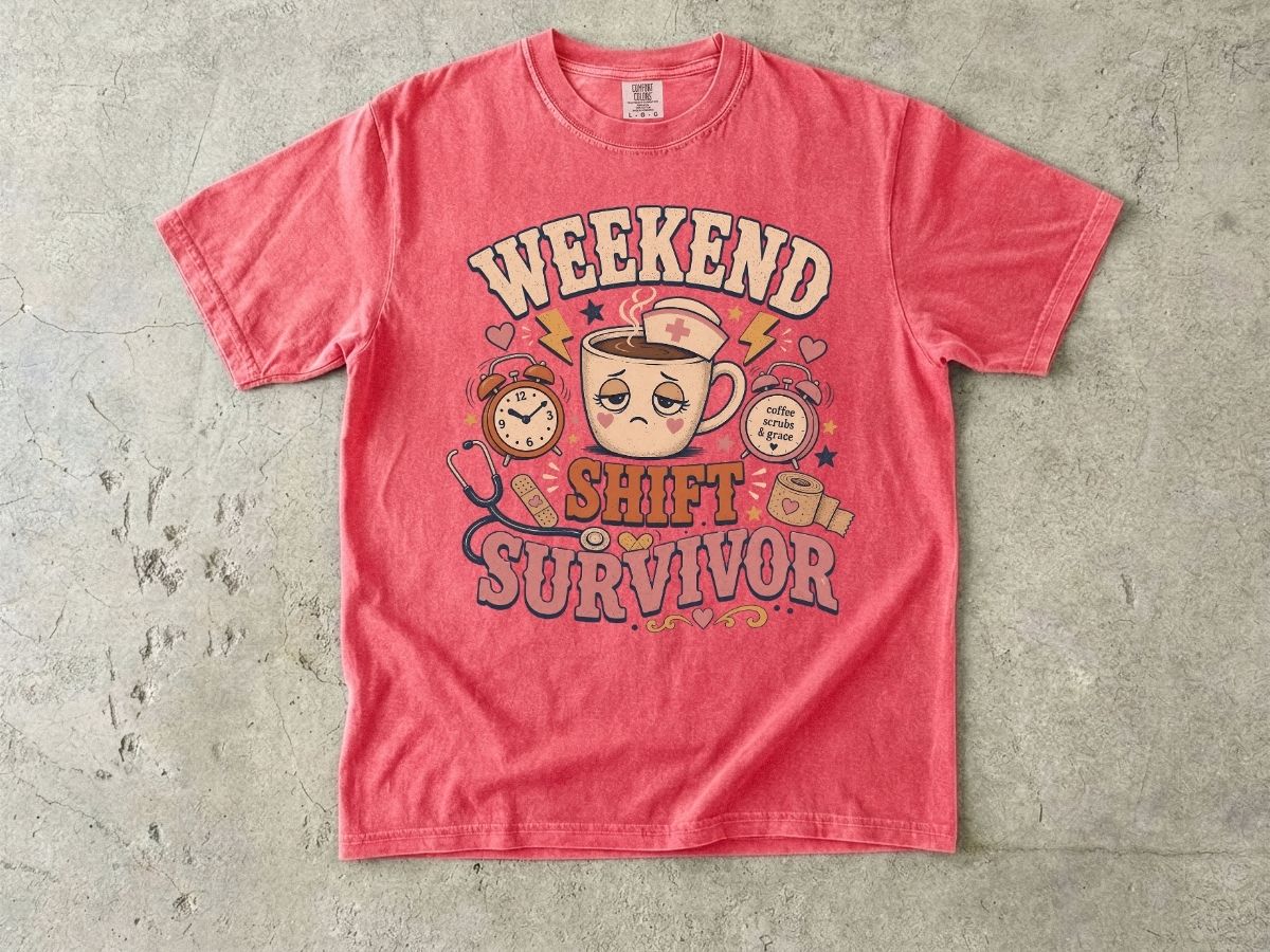 Weekend Shift Survivor Shirt | Funny Nurse Gift Tee