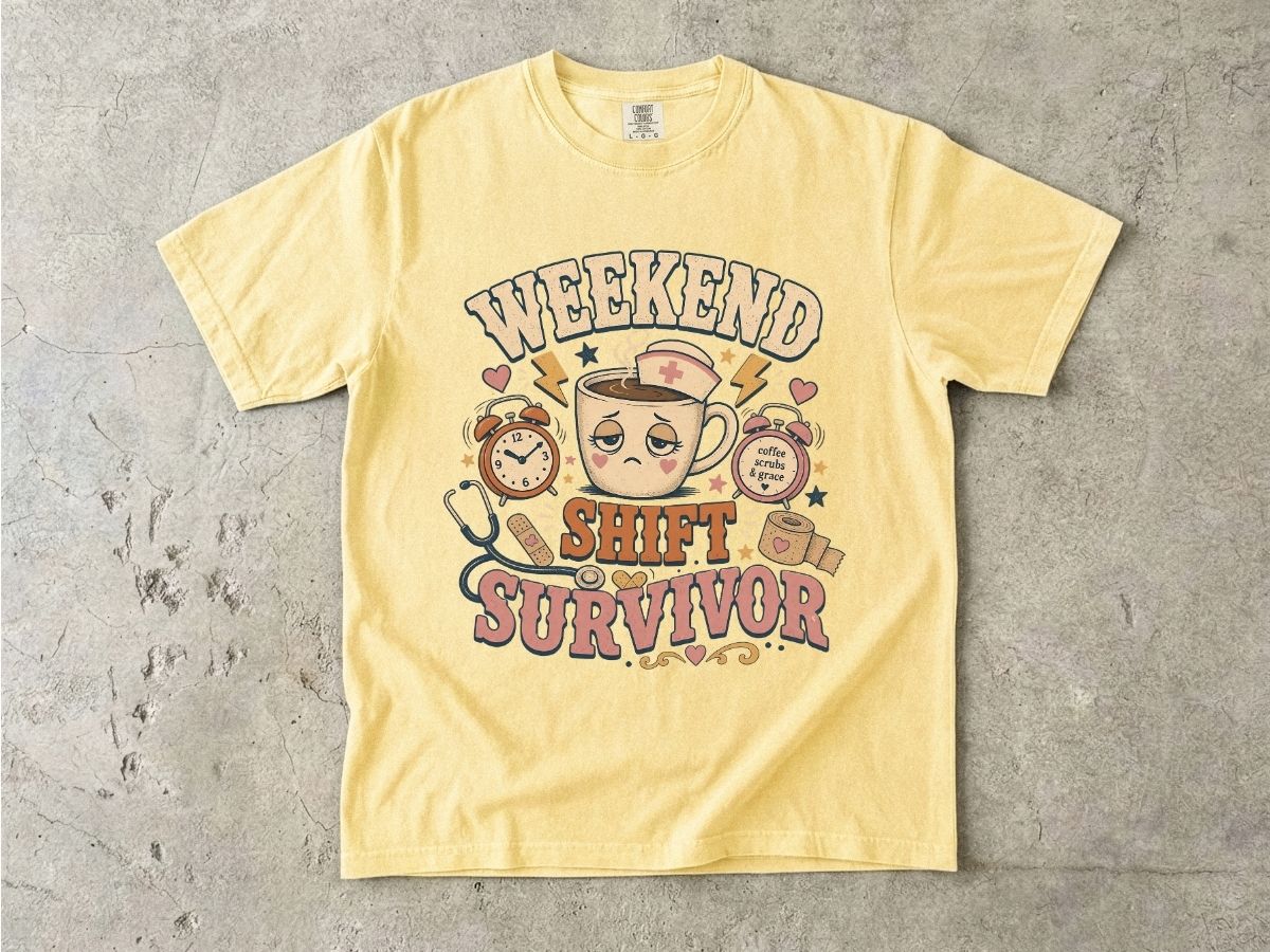 Weekend Shift Survivor Shirt | Funny Nurse Gift Tee