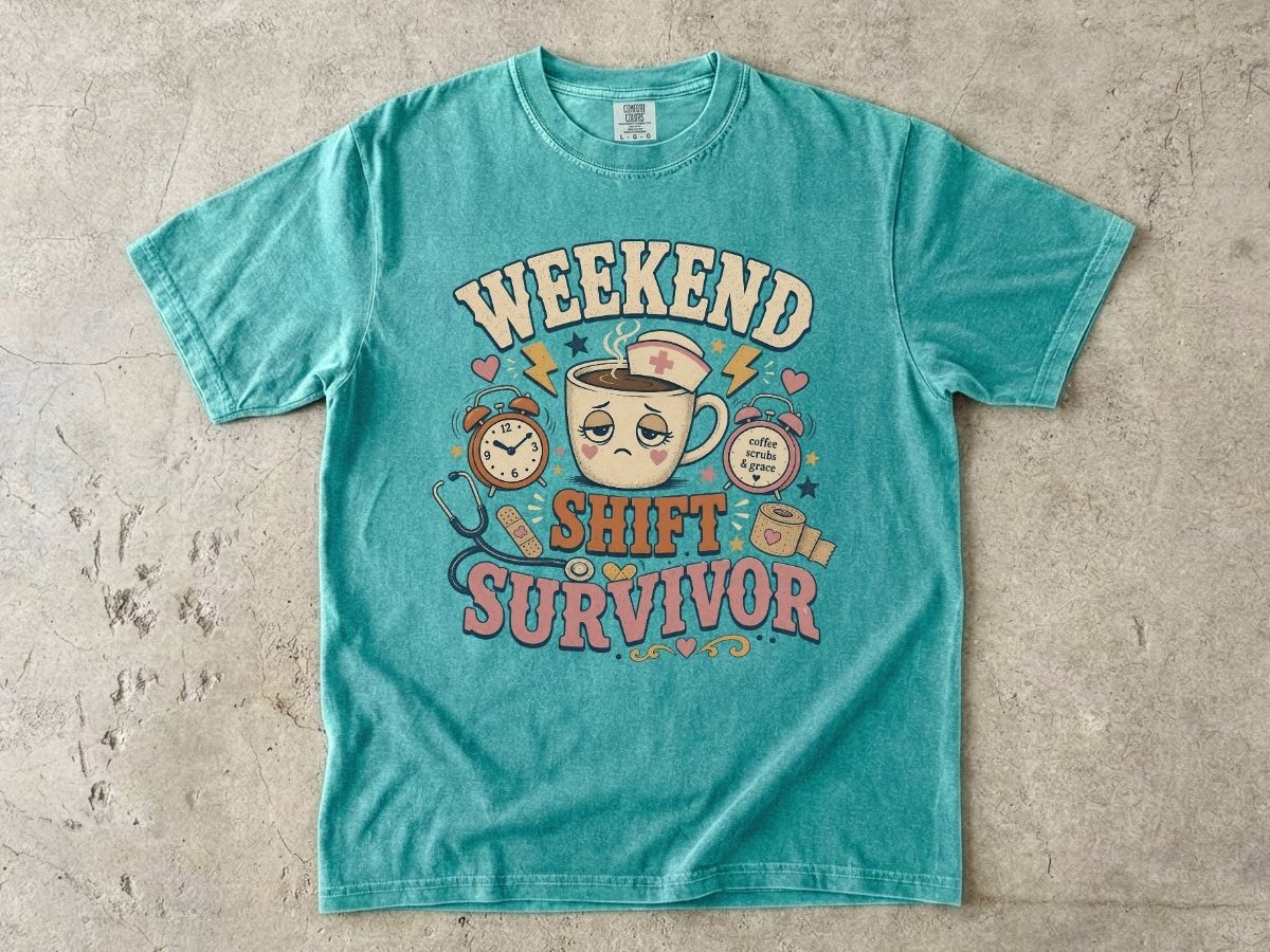 Weekend Shift Survivor Shirt | Funny Nurse Gift Tee