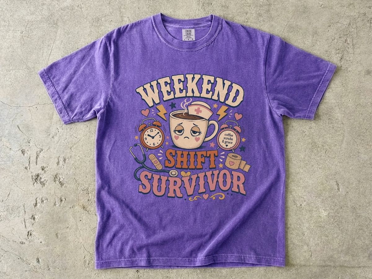 Weekend Shift Survivor Shirt | Funny Nurse Gift Tee