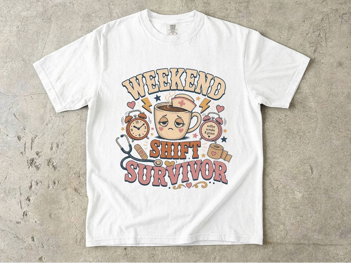 Weekend Shift Survivor Shirt | Funny Nurse Gift Tee