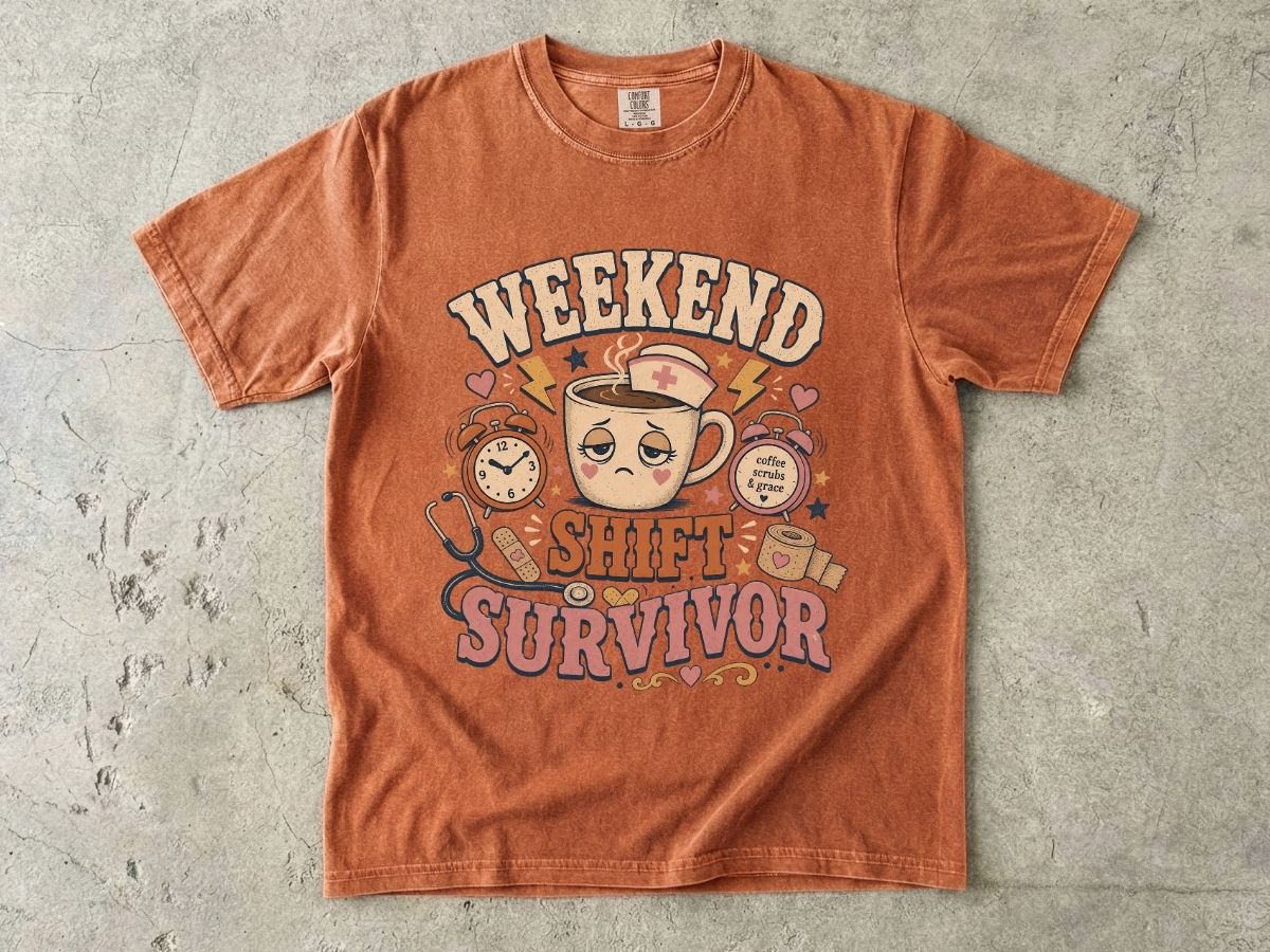 Weekend Shift Survivor Shirt | Funny Nurse Gift Tee