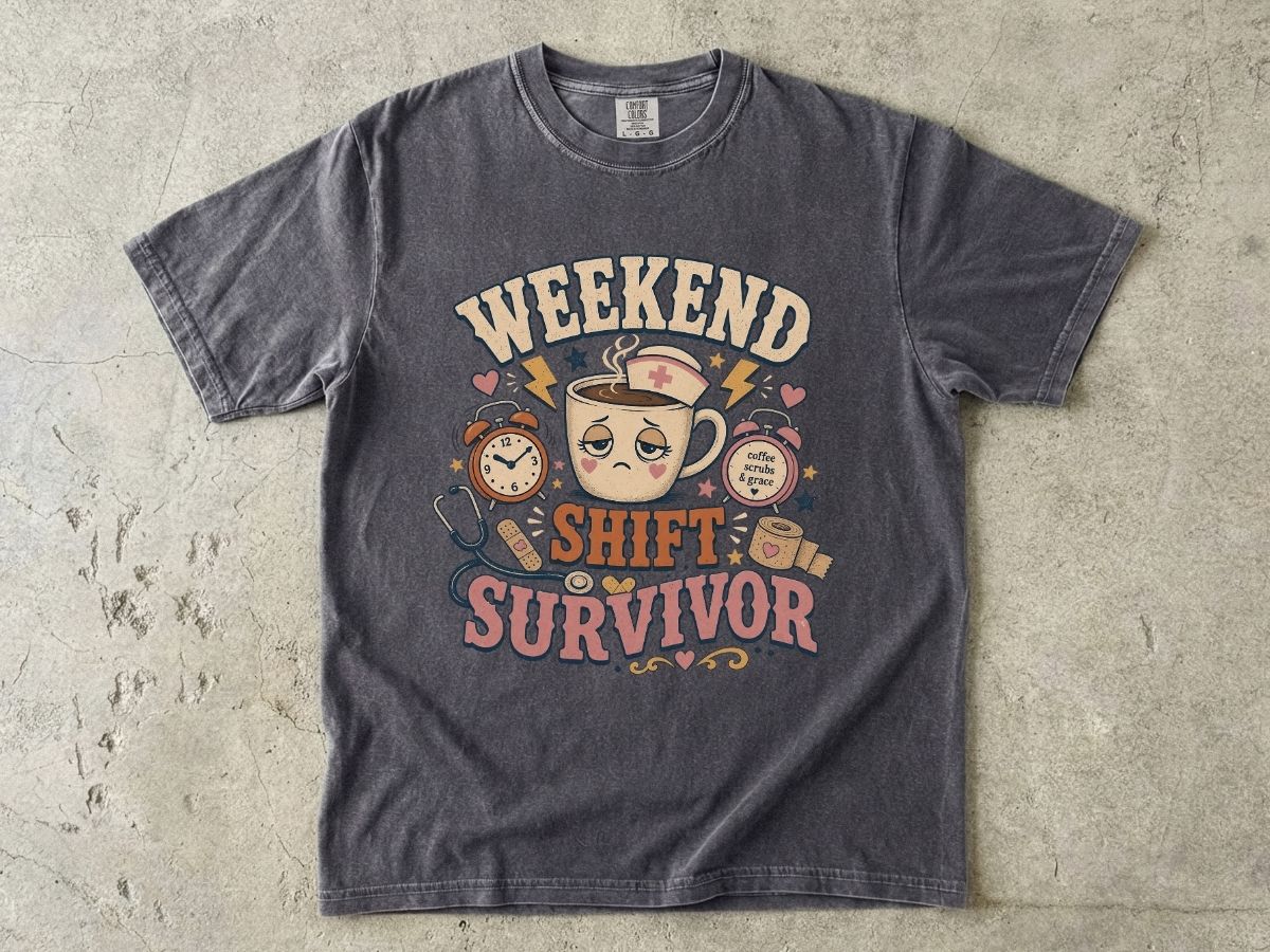 Weekend Shift Survivor Shirt | Funny Nurse Gift Tee