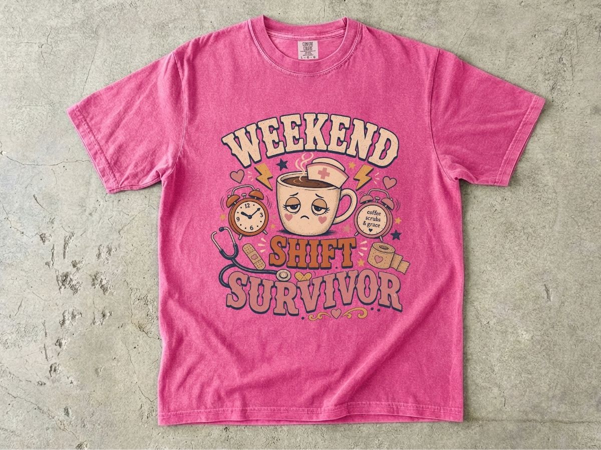 Weekend Shift Survivor Shirt | Funny Nurse Gift Tee