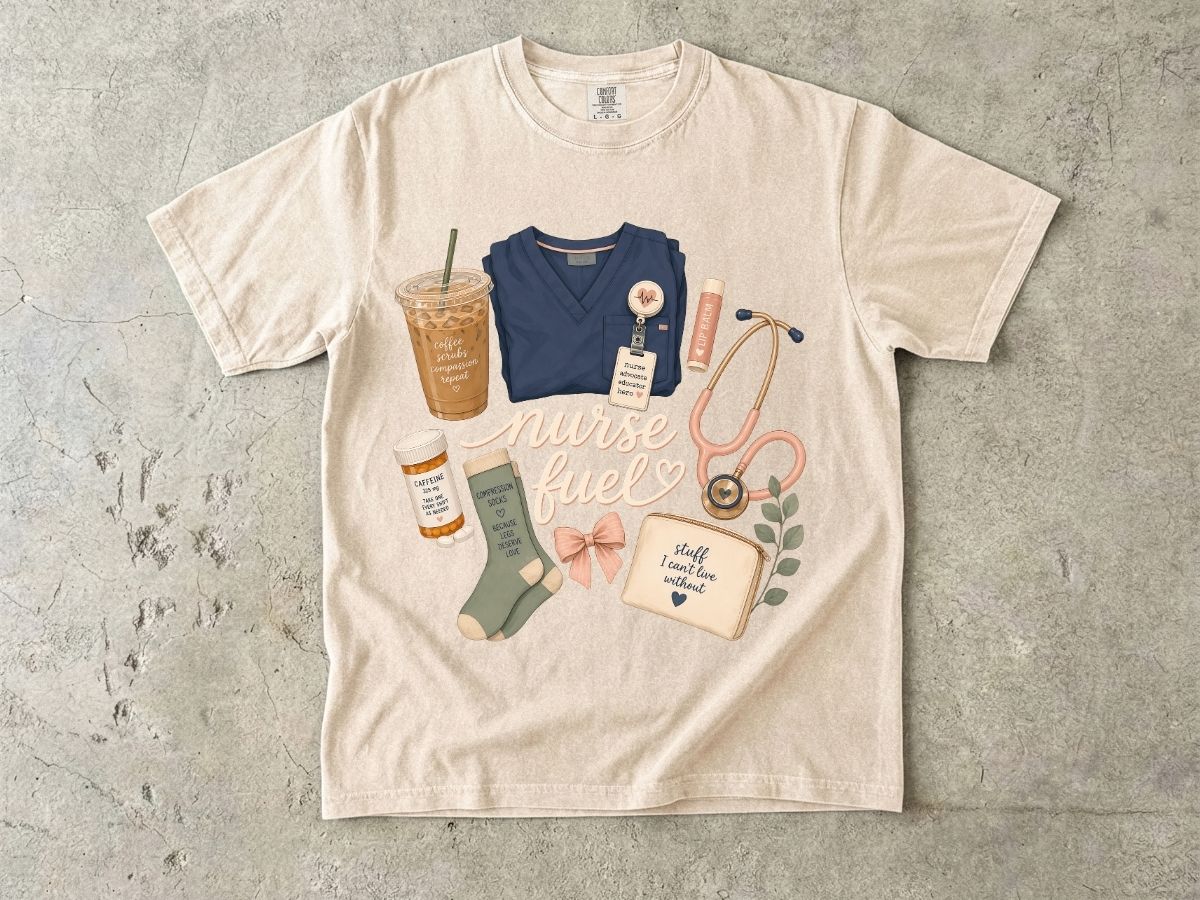 Nurse Fuel Shirt | Nurse Essentials Gift Tee