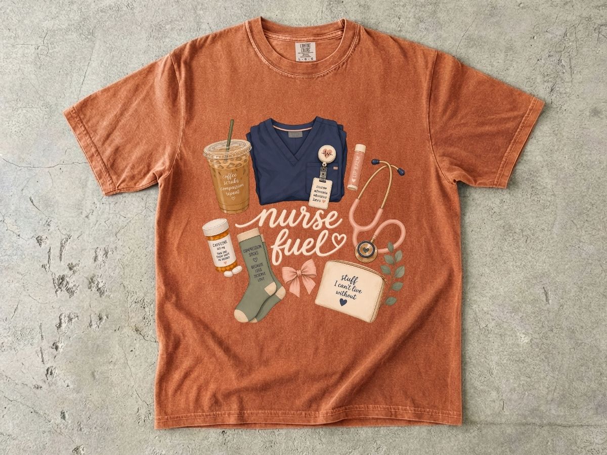Nurse Fuel Shirt | Nurse Essentials Gift Tee