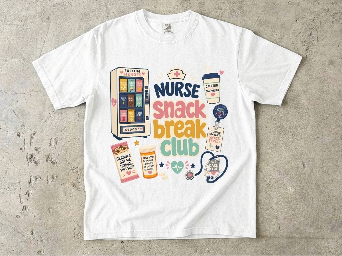 Nurse Snack Break Club Shirt | Funny Nurse Gift Tee