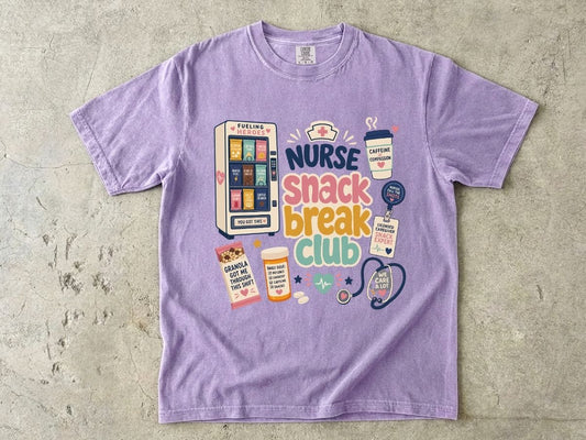 Nurse Snack Break Club Shirt | Funny Nurse Gift Tee