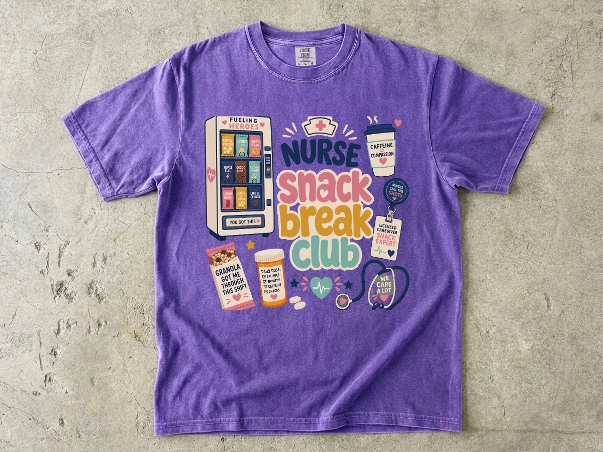 Nurse Snack Break Club Shirt | Funny Nurse Gift Tee