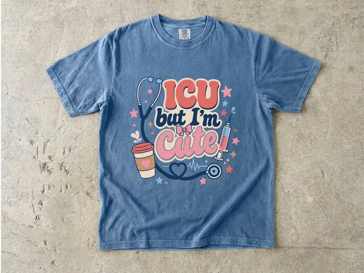 ICU But I'm Cute Shirt | Funny ICU Nurse Gift Tee