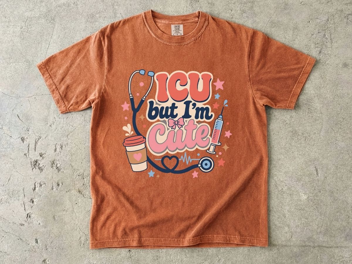 ICU But I'm Cute Shirt | Funny ICU Nurse Gift Tee