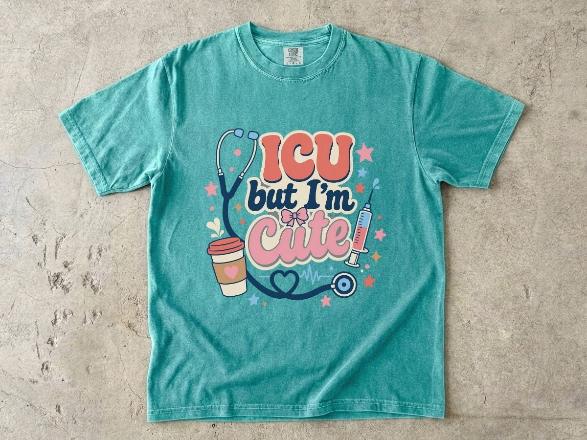 ICU But I'm Cute Shirt | Funny ICU Nurse Gift Tee