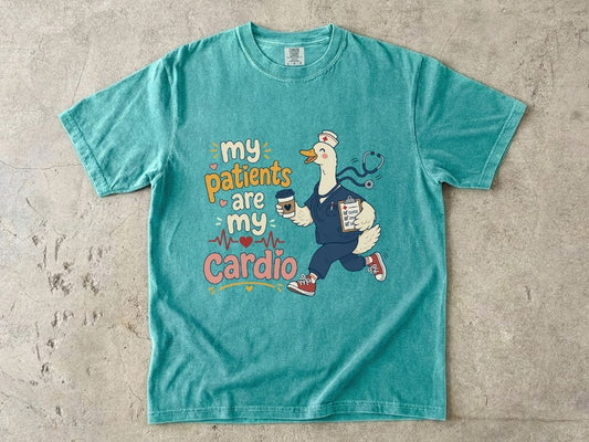 My Patients Are My Cardio Shirt | Funny Nurse Gift Tee