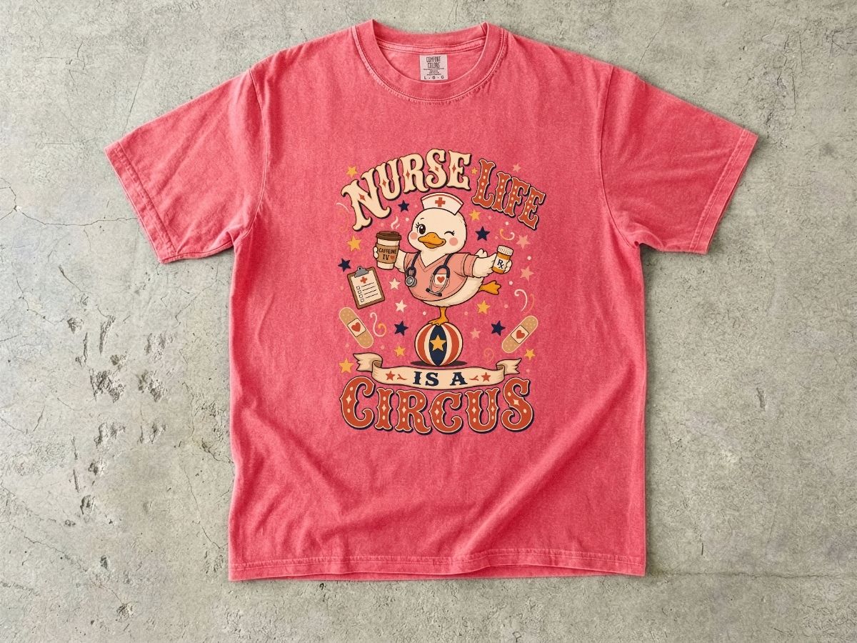 Nurse Life Is A Circus Shirt | Funny Retro Nurse Gift