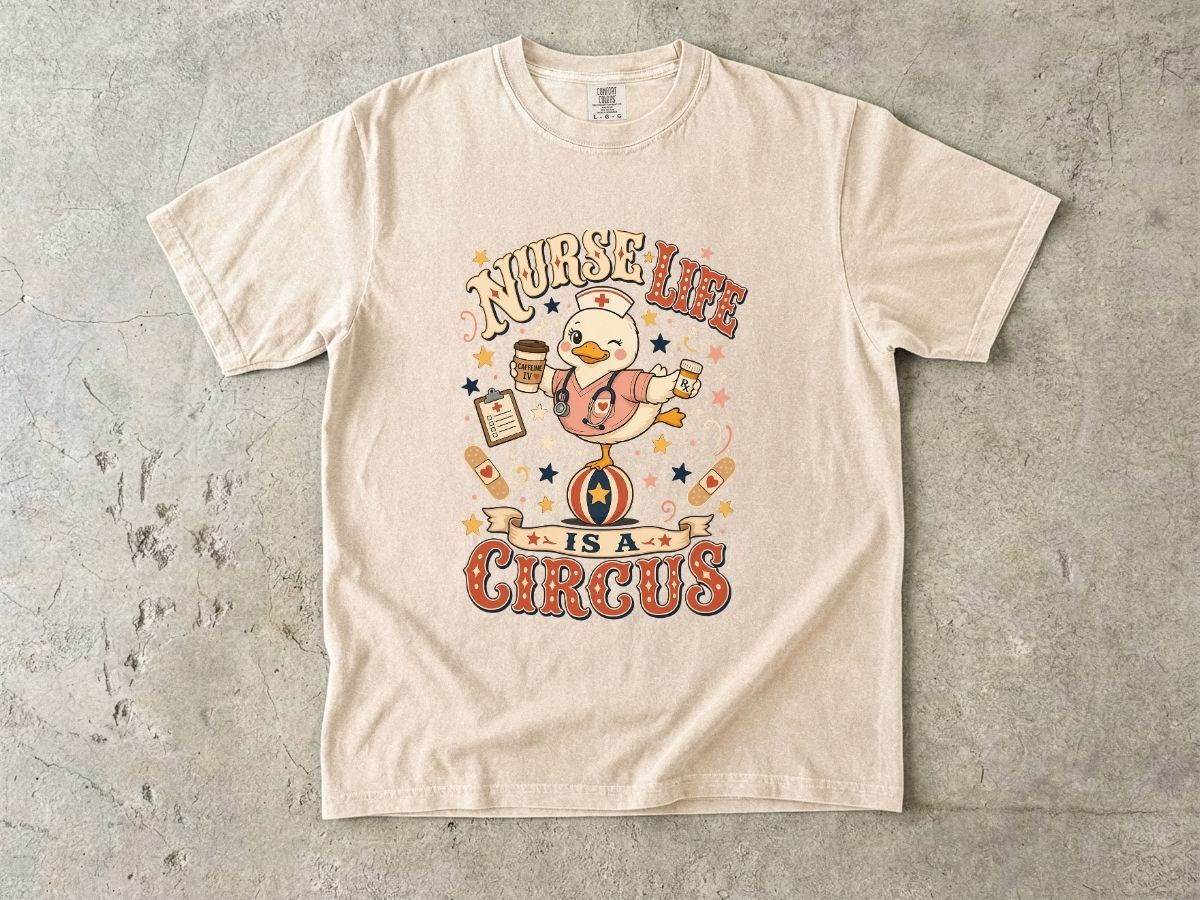 Nurse Life Is A Circus Shirt | Funny Retro Nurse Gift