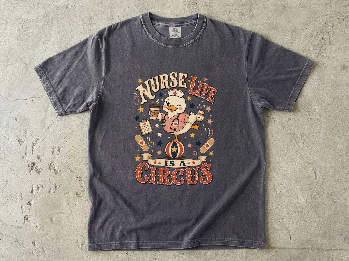 Nurse Life Is A Circus Shirt | Funny Retro Nurse Gift