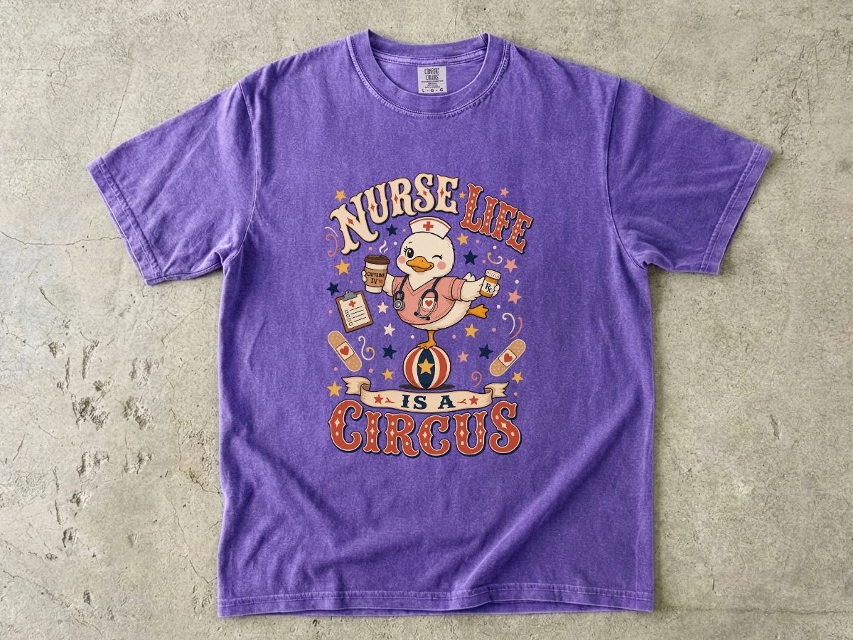 Nurse Life Is A Circus Shirt | Funny Retro Nurse Gift