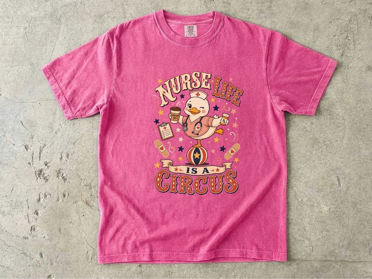 Nurse Life Is A Circus Shirt | Funny Retro Nurse Gift