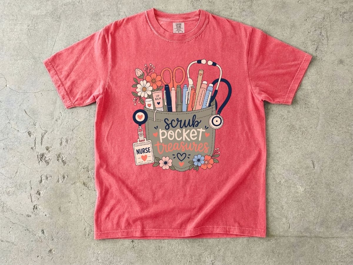 Scrub Pocket Essentials Shirt | Nurse Essentials Gift Tee