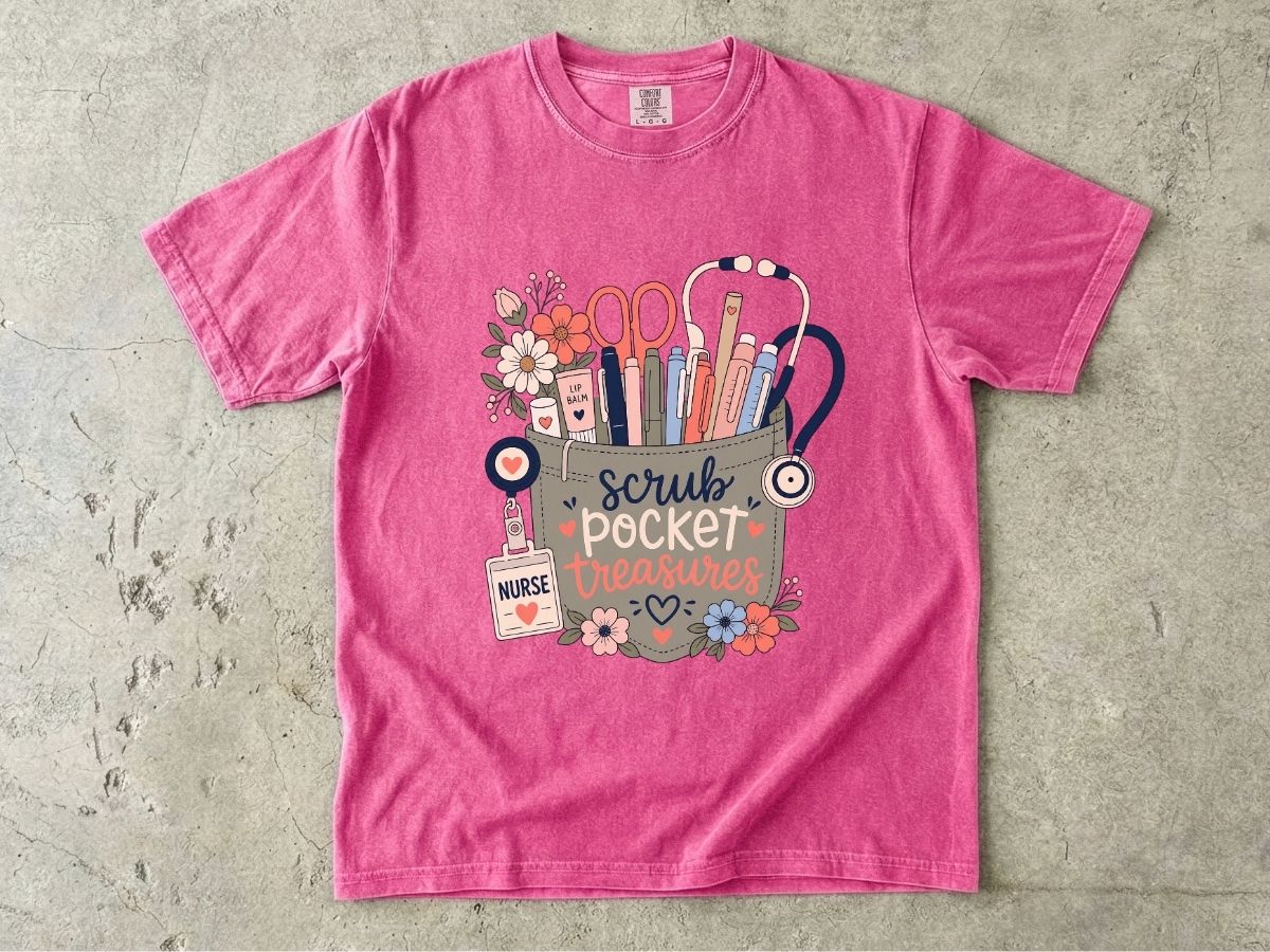 Scrub Pocket Essentials Shirt | Nurse Essentials Gift Tee