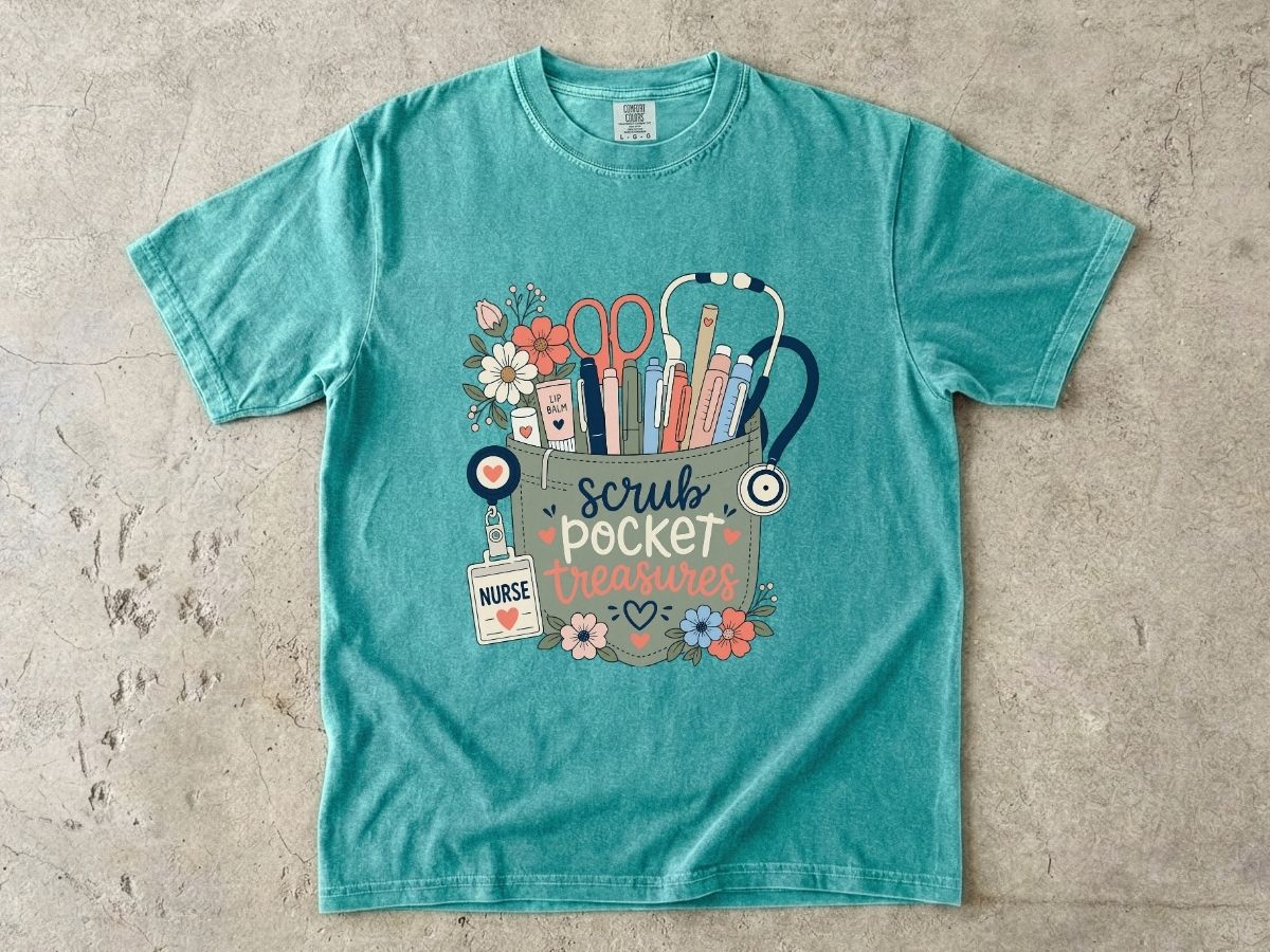 Scrub Pocket Essentials Shirt | Nurse Essentials Gift Tee