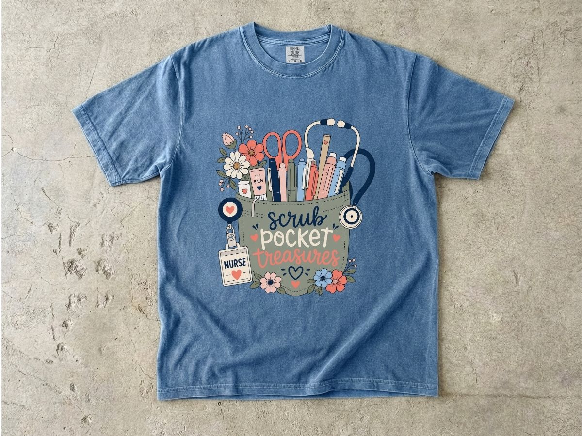 Scrub Pocket Essentials Shirt | Nurse Essentials Gift Tee