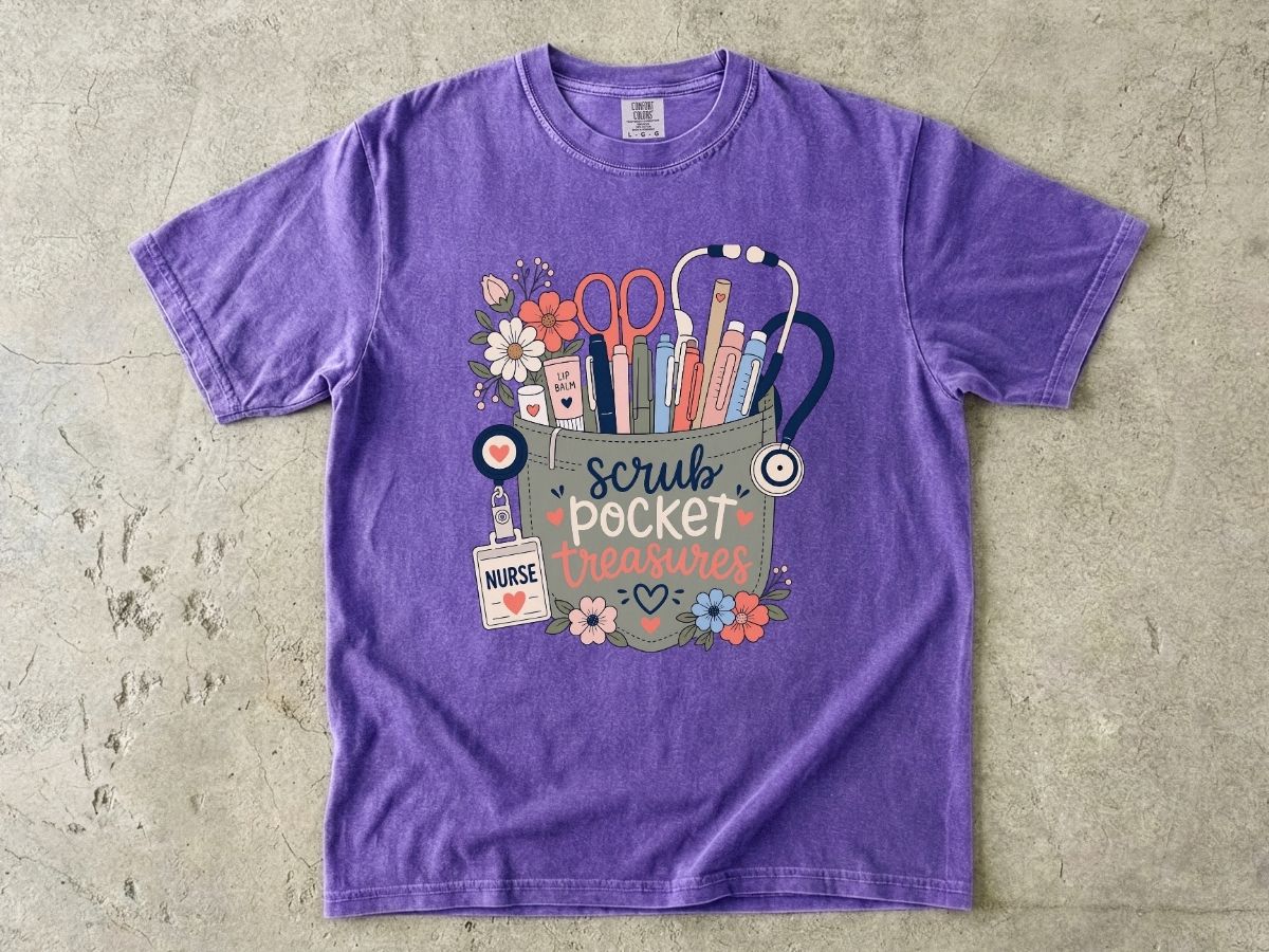 Scrub Pocket Essentials Shirt | Nurse Essentials Gift Tee