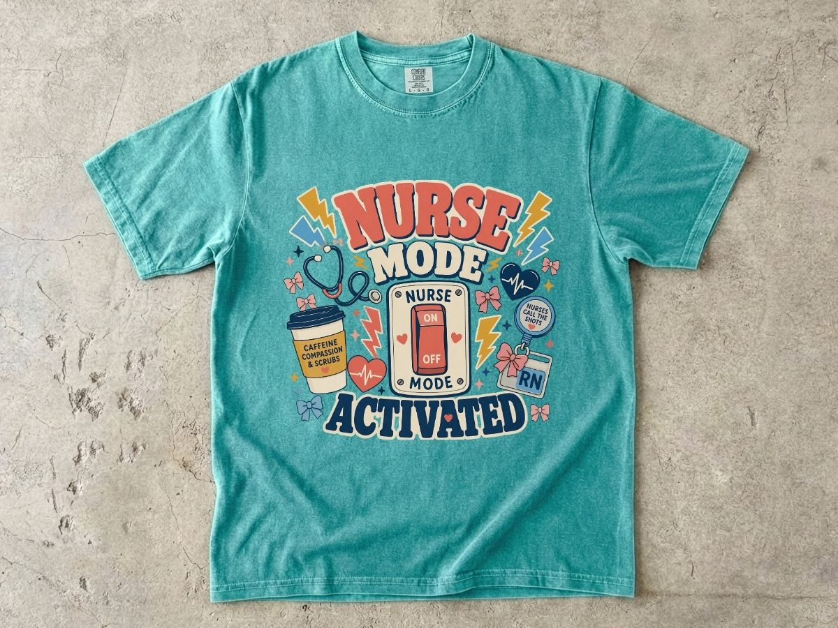 Nurse Mode Activated Shirt | Funny RN Nurse Life Tee