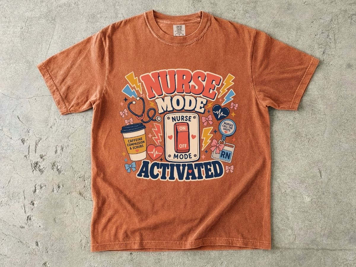 Nurse Mode Activated Shirt | Funny RN Nurse Life Tee